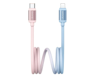 Kabel Lightning USAMS Kabel 30W USB-C/Lightning 1,2m niebiesko różowy